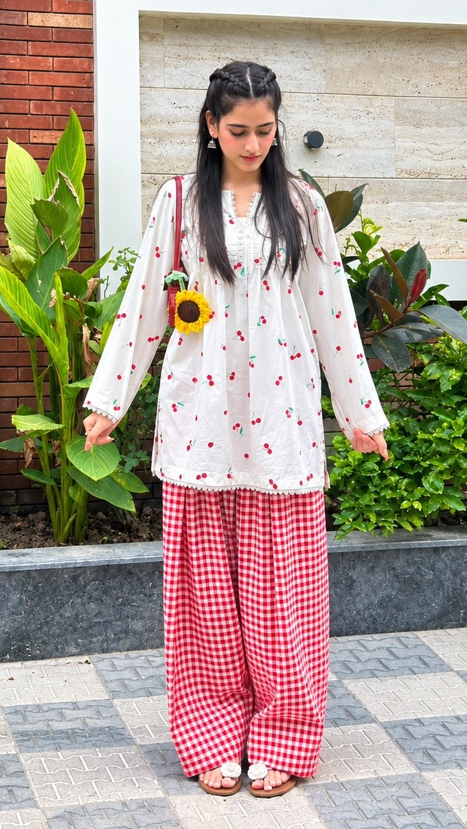 Printed Cotton Two Piece - Image 3
