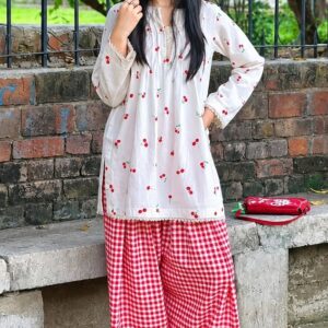 Printed Cotton Two Piece