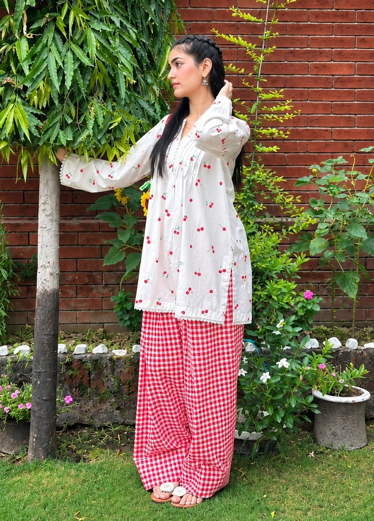Printed Cotton Two Piece - Image 2